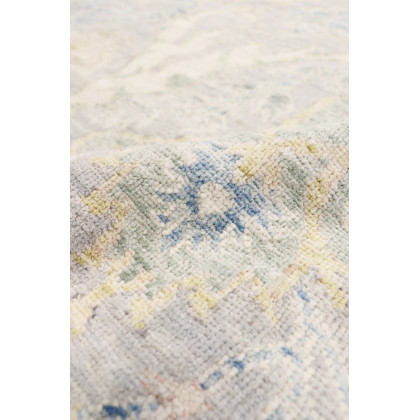 Pasargad - Oushak Collection Hand-Knotted Wool Area Rug in L. Beige/Mocha, 106" x 154" (990072 9x12)