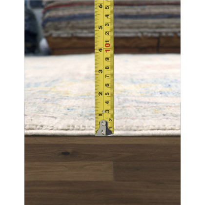 Pasargad - Oushak Collection Hand-Knotted Wool Area Rug in Ivory/L. Beige, 123" x 156" (990073 10x14)