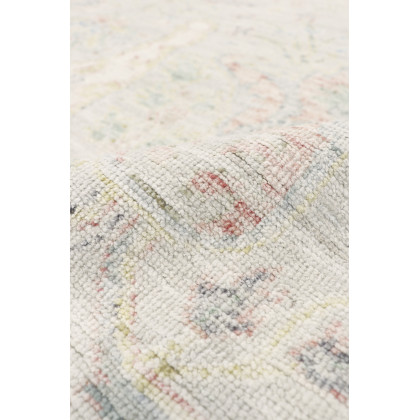 Pasargad - Oushak Collection Hand-Knotted Wool Area Rug in Beige/Silver, 108" x 146" (990074 9x12)