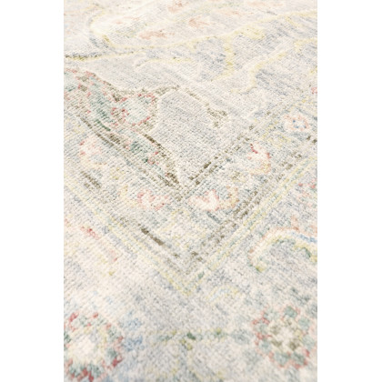 Pasargad - Oushak Collection Hand-Knotted Wool Area Rug in Silver/Beige, 95" x 115" (990075 8x10)
