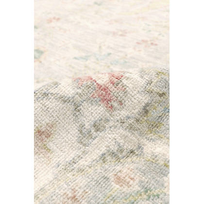 Pasargad - Oushak Collection Hand-Knotted Wool Area Rug in Silver/Beige, 95" x 115" (990075 8x10)