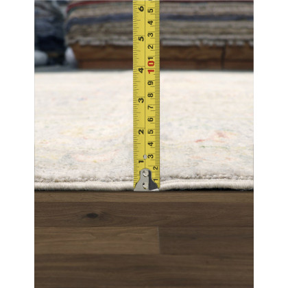 Pasargad - Oushak Collection Hand-Knotted Wool Area Rug in Silver/Beige, 95" x 115" (990075 8x10)