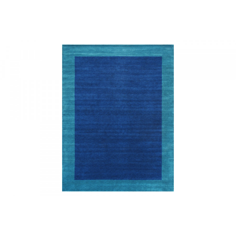 Pasargad Gramercy Collection Hand-Loomed Silk and Wool Charcoal Area Rug (AR-01B 8X10) - 93'' x 117''