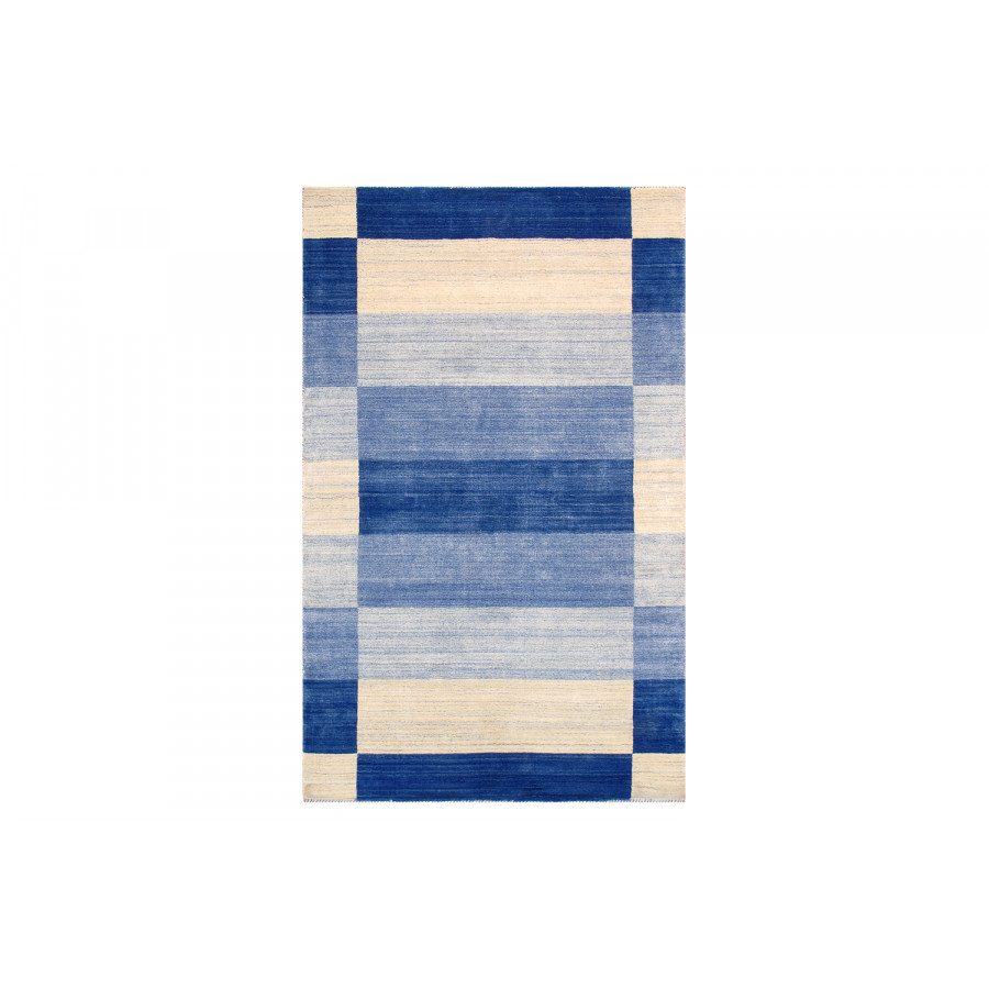 Pasargad Gramercy Collection Hand-Loomed Silk and Wool Charcoal Area Rug (AR-07 4X6) - 48'' x 72''