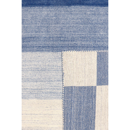 Pasargad Gramercy Collection Hand-Loomed Silk and Wool Charcoal Area Rug (AR-07 4X6) - 48'' x 72''