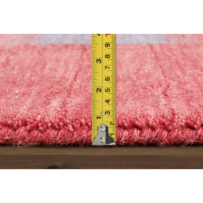 Pasargad Gramercy Collection Hand-Loomed Silk and Wool Charcoal Area Rug (AR-08 8X10) - 93'' x 117''