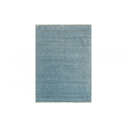 Pasargad - Gramercy Collection Hand-Loomed Silk and Wool Charcoal Area Rug AR-10