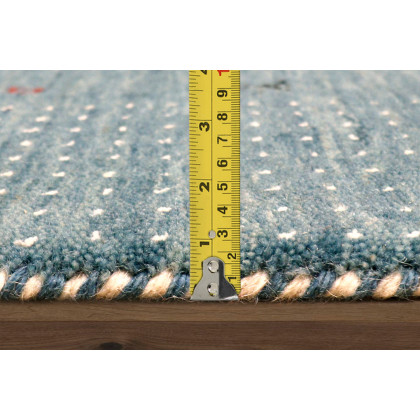 Pasargad Gramercy Collection Hand-Loomed Silk and Wool Charcoal Area Rug (AR-10 9X12) - 105'' x 141''