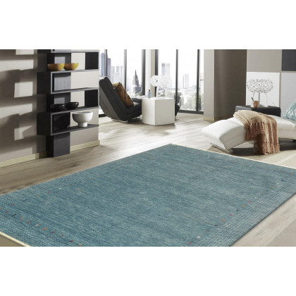 Pasargad Gramercy Collection Hand-Loomed Silk and Wool Charcoal Area Rug (AR-10 9X12) - 105'' x 141''