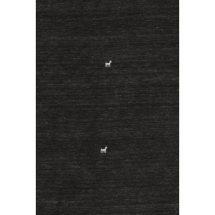 Pasargad Gramercy Collection Hand-Loomed Silk and Wool Charcoal Area Rug (AR-21 8X10) - 93'' x 117''