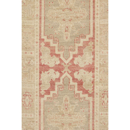 Pasargad - Oushak Collection Hand-Knotted Wool Runner B-316