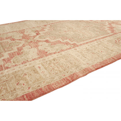 Pasargad Turkish Oushak Collection Hand-Knotted Wool Runner (B-316 3X13) - 35'' x 153''