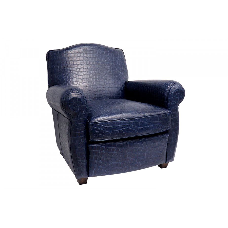 Pasargad - Vicenza Collection Leather Wing Chair