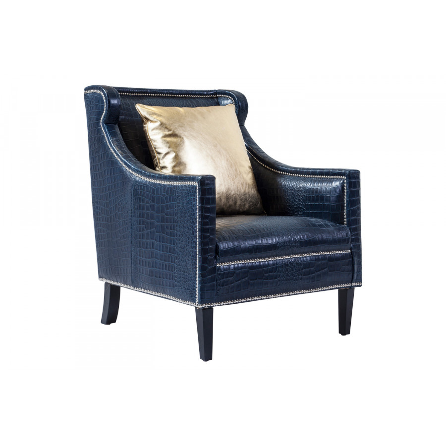 Pasargad - Bergdorf Collection Leather Armchair