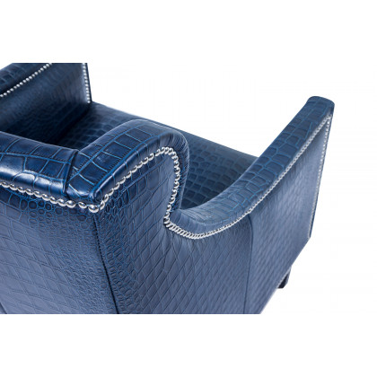 Pasargad - Bergdorf Collection Leather Armchair