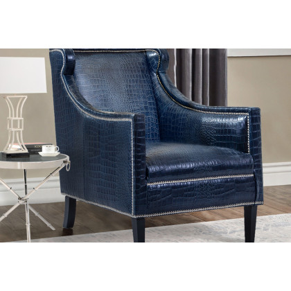 Pasargad - Bergdorf Collection Leather Armchair