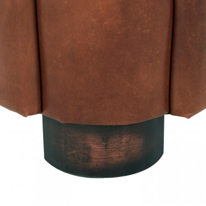 Pasargad - Madison Upholstered Armchair in Brown, Leather