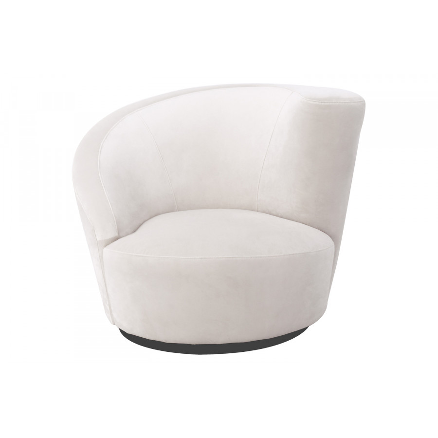 Pasargad - Vicenza Collection Crescent Chair in White