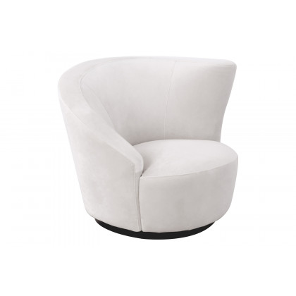 Pasargad - Vicenza Collection Crescent Chair in White