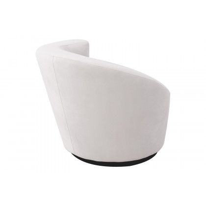 Pasargad - Vicenza Collection Crescent Chair in White