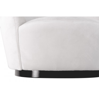 Pasargad - Vicenza Collection Crescent Chair in White