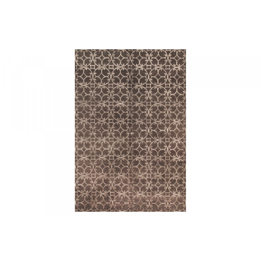 Pasargad - Modern Collection Hand-Knotted Silk and Wool Area Rug CIRC-4