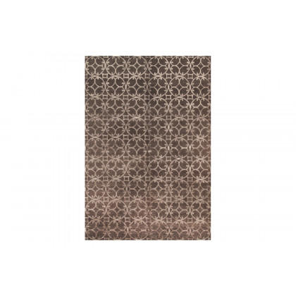 Pasargad - Modern Collection Hand-Knotted Silk and Wool Area Rug CIRC-4