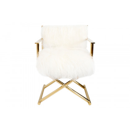 Pasargad - Mongolian Fur Director's Chair