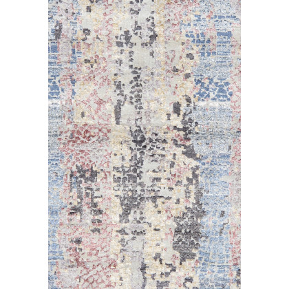 Pasargad - Modern Gemstone Collection Hand-Knotted Silk and Wool Area Rug 97'' x 123'' (GEM-3 8X10)