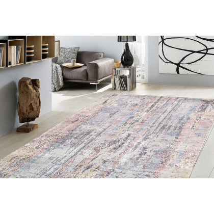 Pasargad - Modern Gemstone Collection Hand-Knotted Silk and Wool Area Rug 97'' x 123'' (GEM-3 8X10)