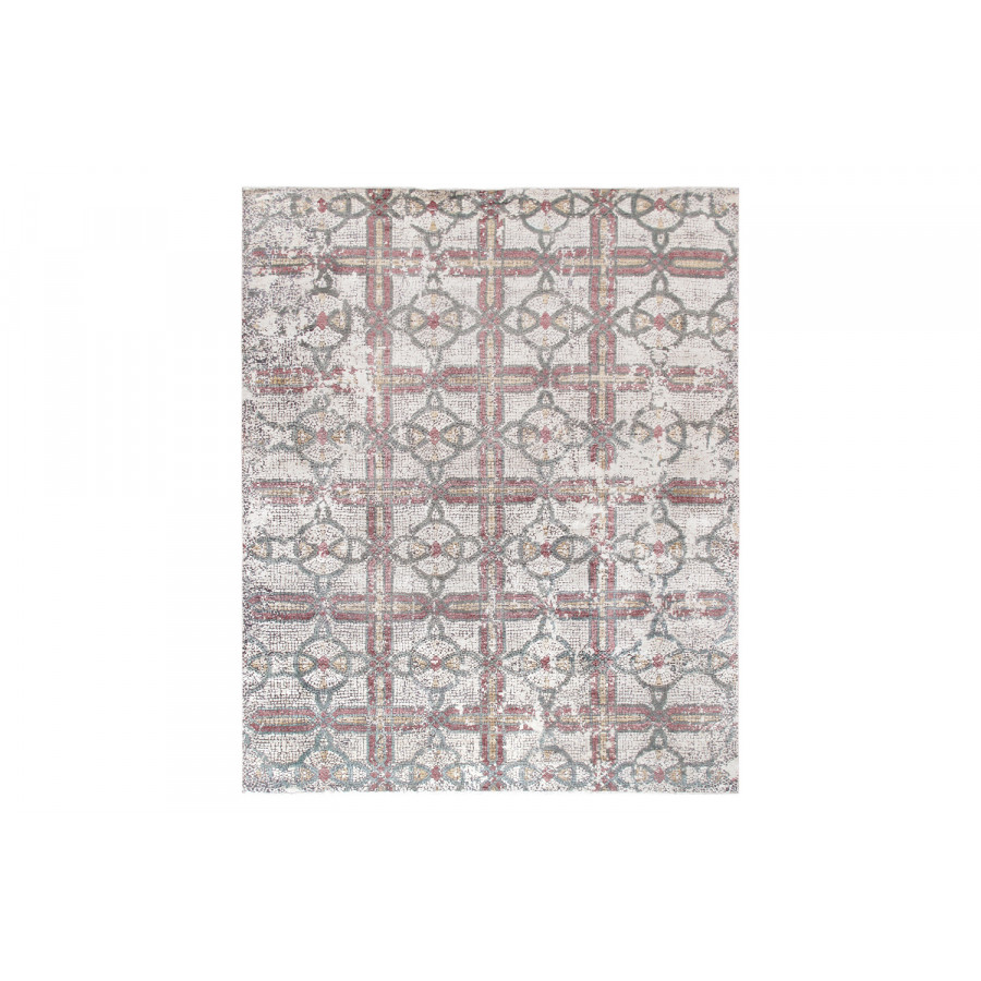 Pasargad - Modern Gemstone Collection Hand-Knotted Silk and Wool Area Rug 96'' x 118'' (GEM-5 8X10)