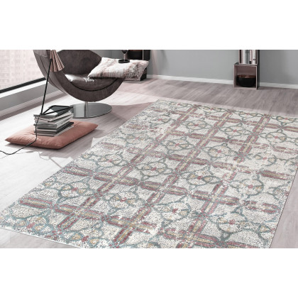 Pasargad - Modern Gemstone Collection Hand-Knotted Silk and Wool Area Rug 96'' x 118'' (GEM-5 8X10)