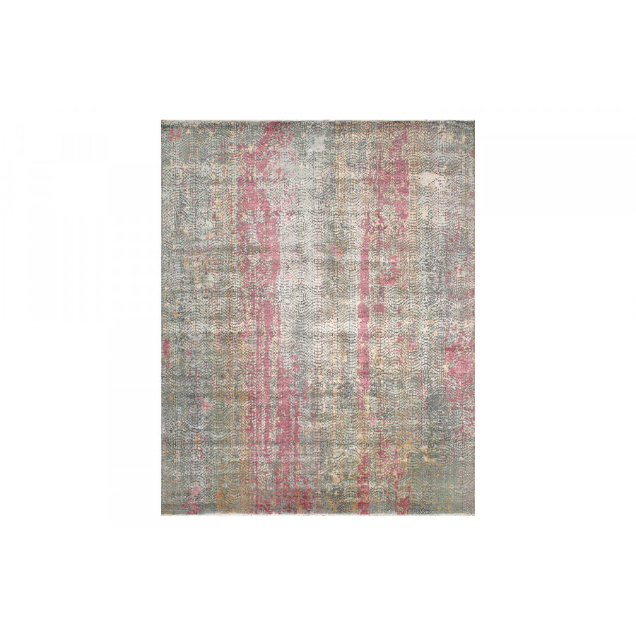 Pasargad - Modern Collection Hand-Knotted Bamboo Silk and Wool Area Rug GEM-6