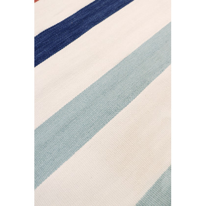 Pasargad Hampton Collection Flat Weave Polypropylene Area Rug - Ivory/Multi, 117" x 165" (hmpt-01b 10x14)