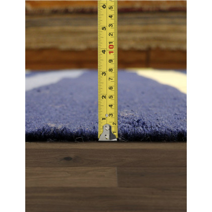 Pasargad Hampton Collection Flat Weave Polypropylene Area Rug - Blue/Multi, 93" x 117" (hmpt-02 8x10)