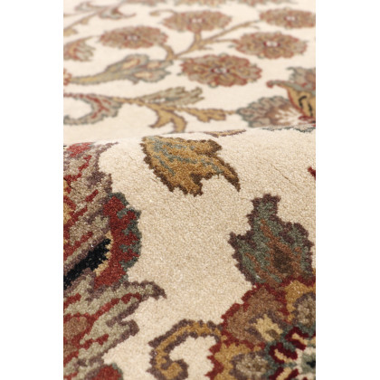 Pasargad - Agra Collection Hand Knotted Lamb's Wool Area Rug in Ivory, 107" x 144" (HS-145 IVORY 9X12)