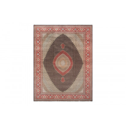 Pasargad - Tabriz Collection Hand-Knotted Silk and Wool Area Rug MAHI