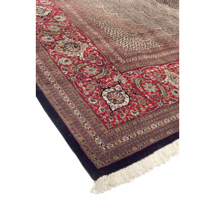 Pasargad Tabriz Collection Hand-Knotted Silk and Wool Area Rug (MAHI 10X13) - 119'' x 159''