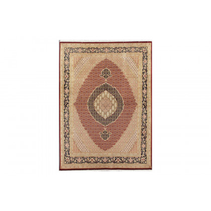 Pasargad - Tabriz Collection Hand-Knotted Silk and Wool Area Rug MAHI