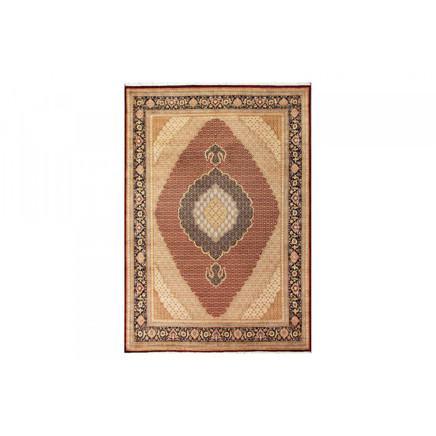 Pasargad - Tabriz Collection Hand-Knotted Silk and Wool Area Rug MAHI