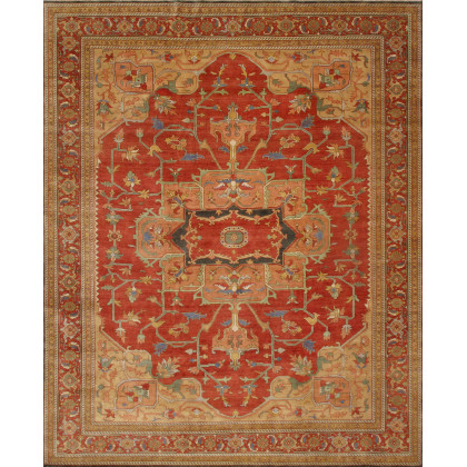 Pasargad - Serapi Collection Hand-Knotted Lamb's Wool Area Rug P-2