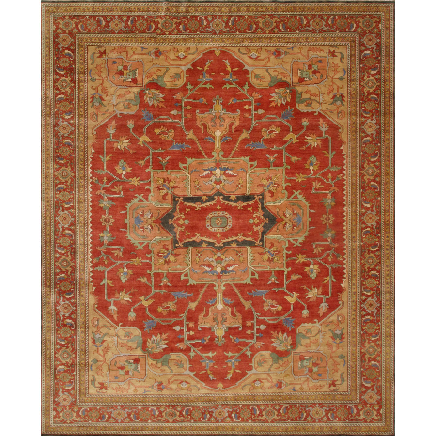 Pasargad - Serapi Collection Hand-Knotted Lamb's Wool Area Rug P-2