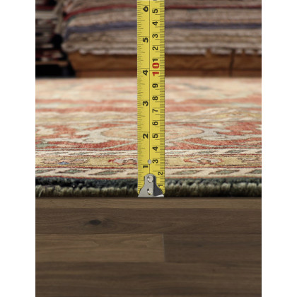 Pasargad Serapi Collection Hand-Knotted Wool Area Rug - Rust, 95" x 119" (P-2 8x10)