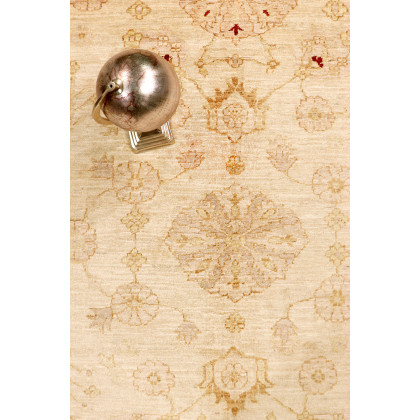 Pasargad Bakhshayesh Collection Hand-Knotted Lamb's Wool Area Rug (P-42 IVORY 9X12) - 109'' x 144''