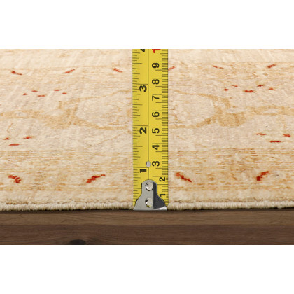 Pasargad Bakhshayesh Collection Hand-Knotted Lamb's Wool Area Rug (P-42 IVORY 9X12) - 109'' x 144''