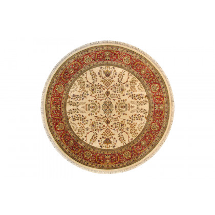 Pasargad - Sarouk Collection Hand-Knotted Lamb's Wool Area Rug P-425 IVORY