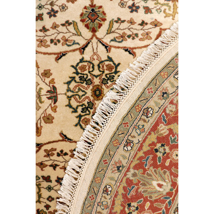 Pasargad Sarouk Collection Hand-Knotted Lamb's Wool Area Rug (P-425 RND 8X8) - 97'' x 97''