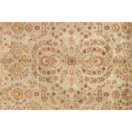 Pasargad - Tabriz Collection Hand-Knotted Lamb's Wool Area Rug P-501 S.GREEN