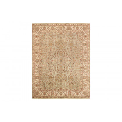 Pasargad - Tabriz Collection Hand-Knotted Lamb's Wool Area Rug P-501 S.GREEN