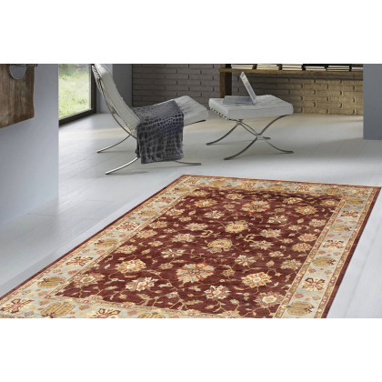 Pasargad - Sultanabad Collection Hand-Knotted Lamb's Wool Area Rug 108'' x 141'' (P-640 9X12)
